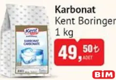 KENT BORİNGER KARBONAT 1 KG KENT BORİNGER KARBONAT 1 KG